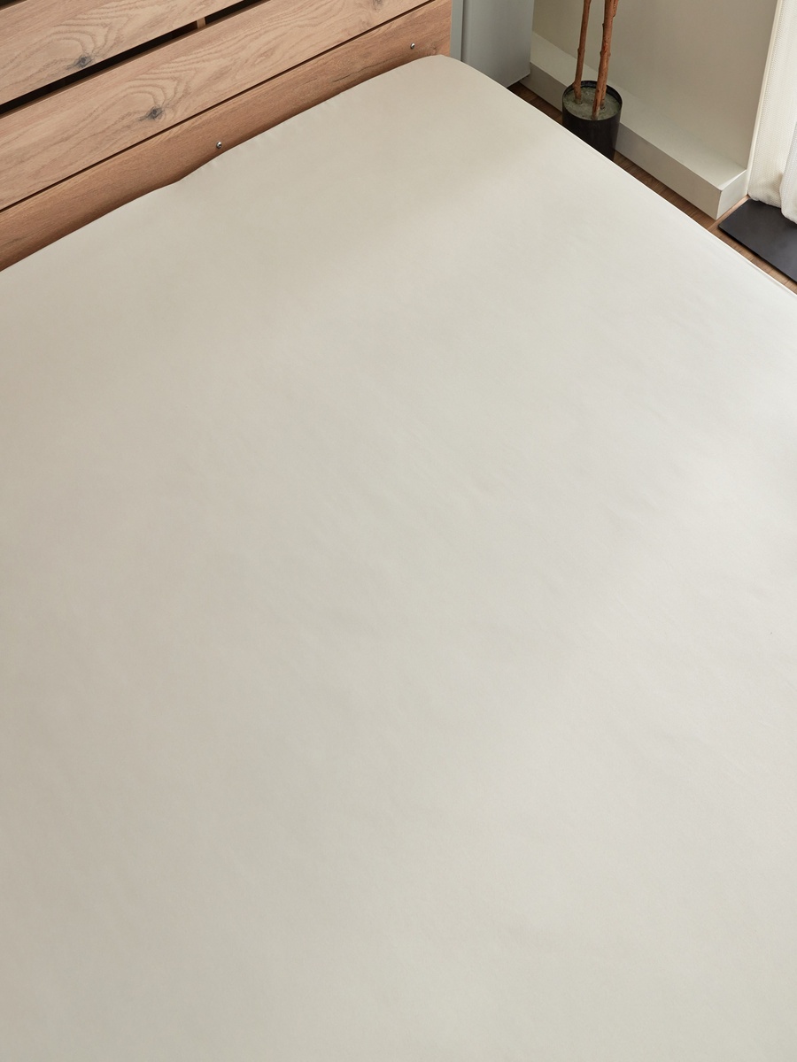 Derby Solid Microfiber Queen Fitted Sheet - 150x200+25 cm