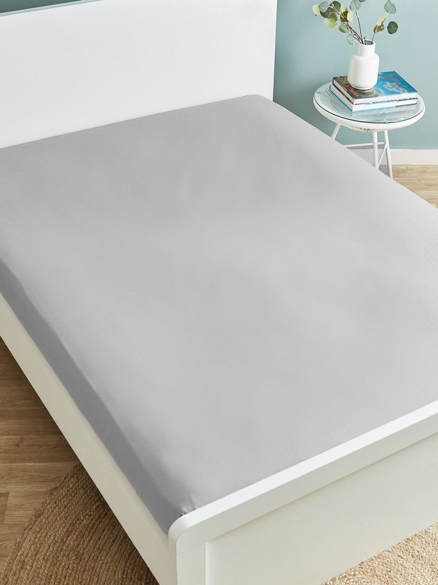 Ballina Solid Cotton King Flat Sheet - 240x260 cm