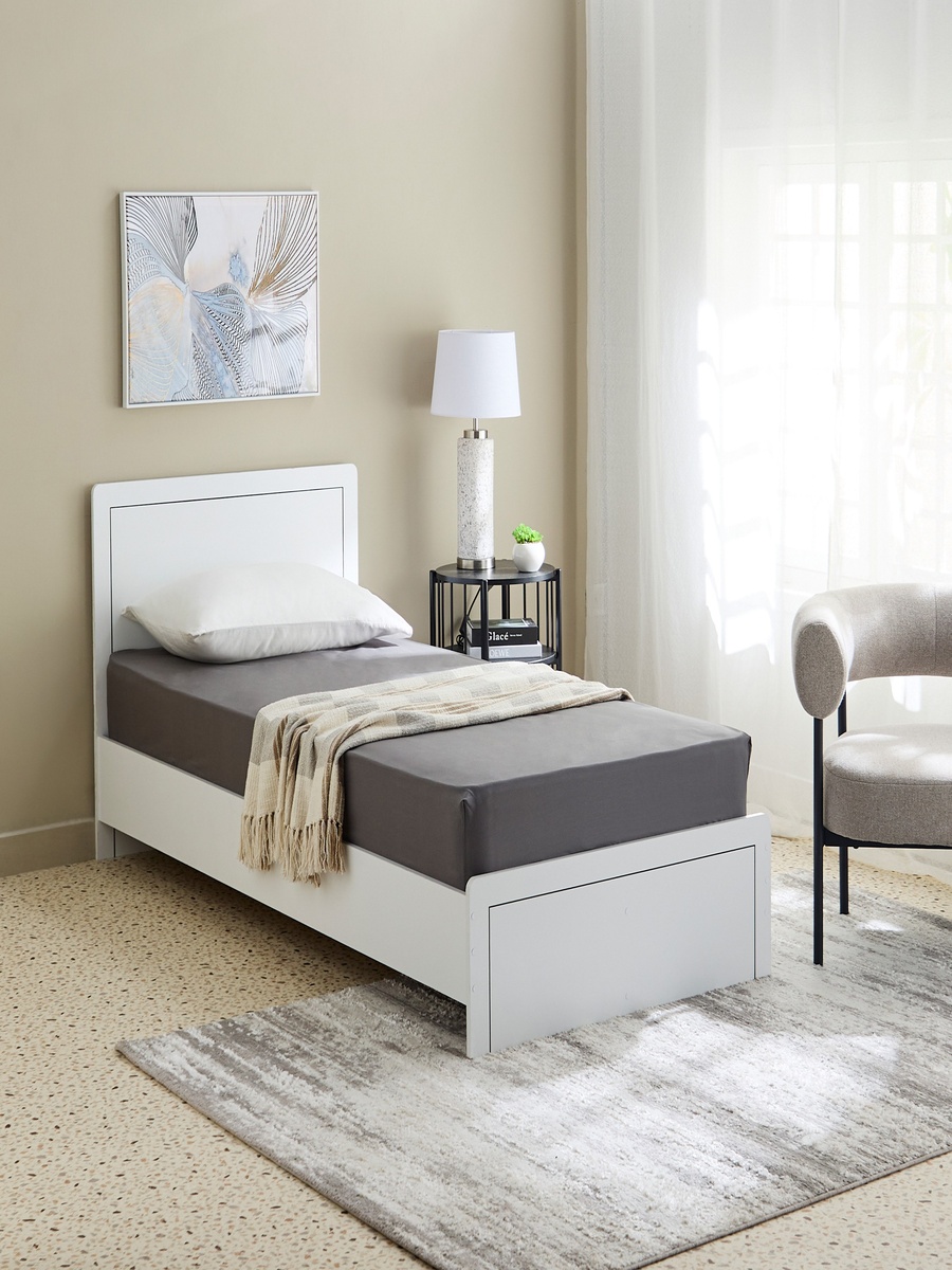 Essential Cotton Single Fitted Sheet - 90x200+36 cm