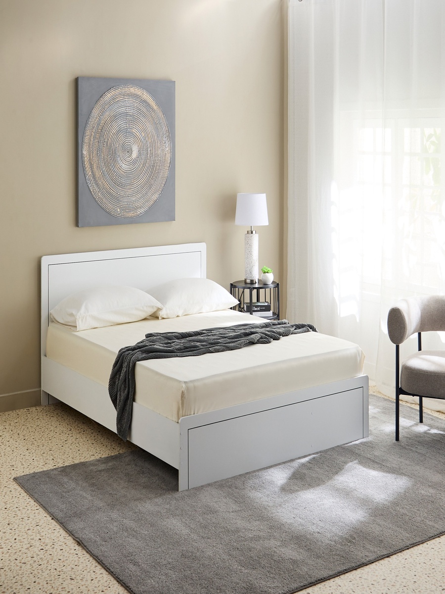 Essential Cotton Queen Fitted Sheet - 150x200+36 cm