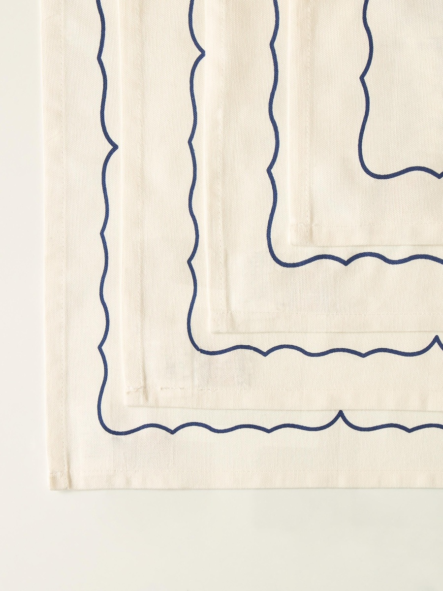 4-Piece Embroidered Napkin Set - 45x45 cm