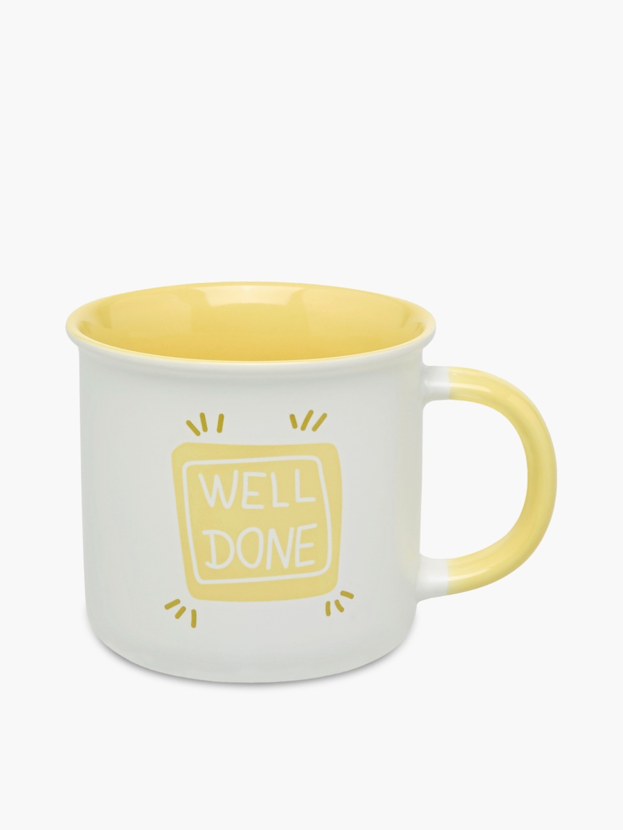 كوب مطبوع بكلمة Well Done سعة 355 مل