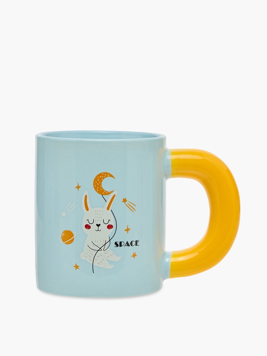 Space Cat Print New Bone China Mug with Handle - 420 ml