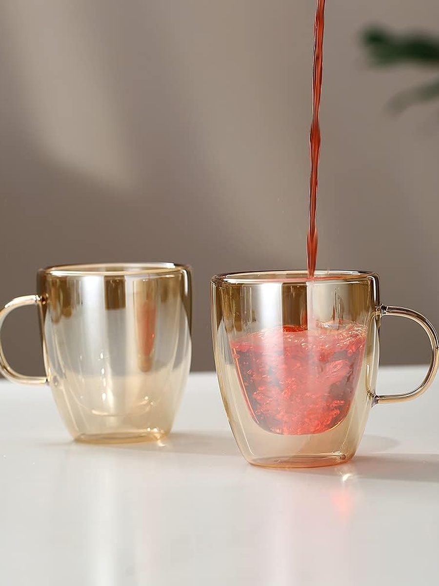 2-Pieces Double Wall Mug Set 90ml