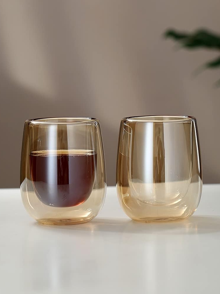 2-Pieces Boro Double Wall Glass Set 250ml