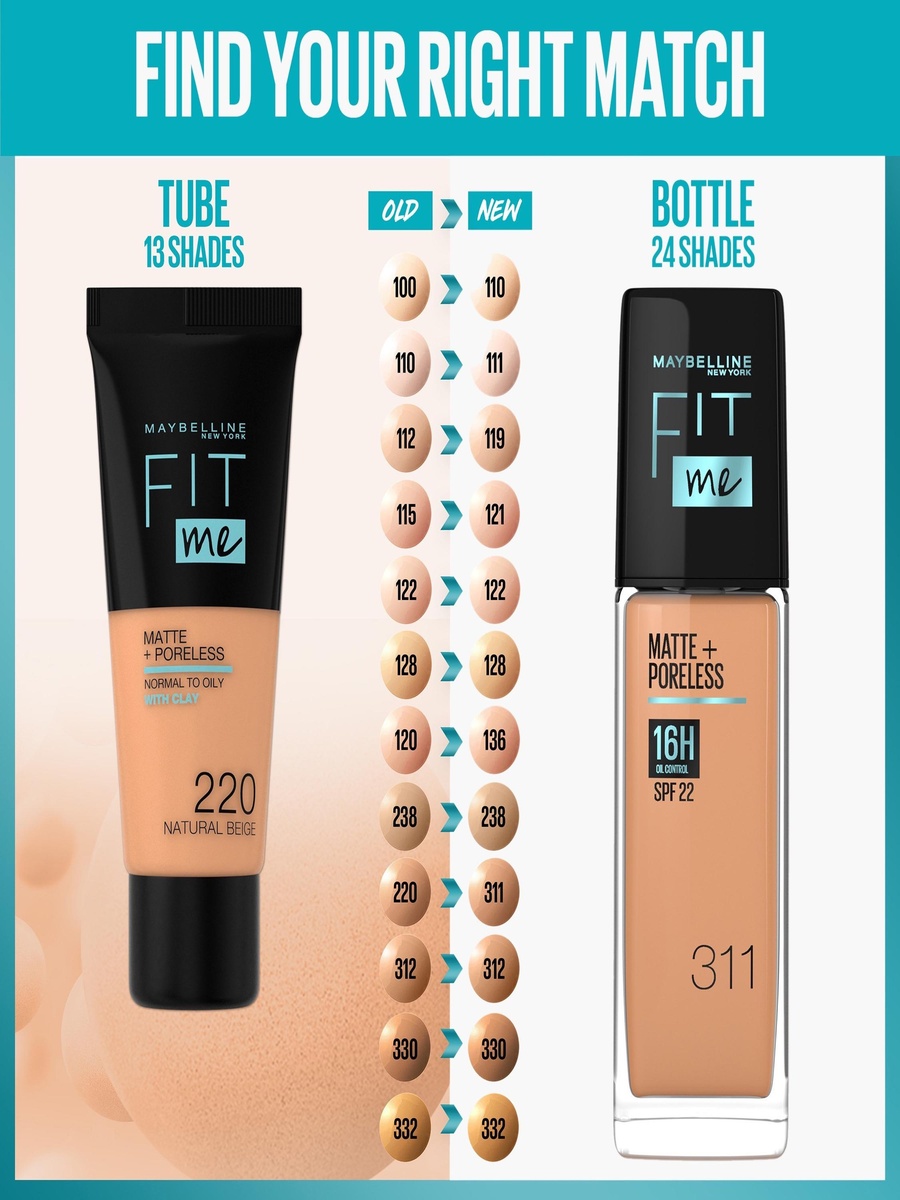 Fit Me Matte Poreless Foundation