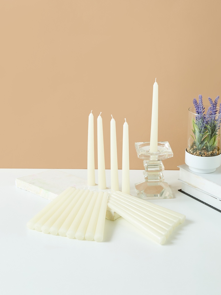 Unscented Taper Candle - Set of 20