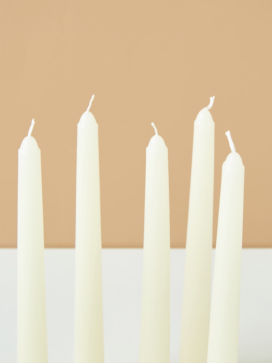 Unscented Taper Candle - Set of 20