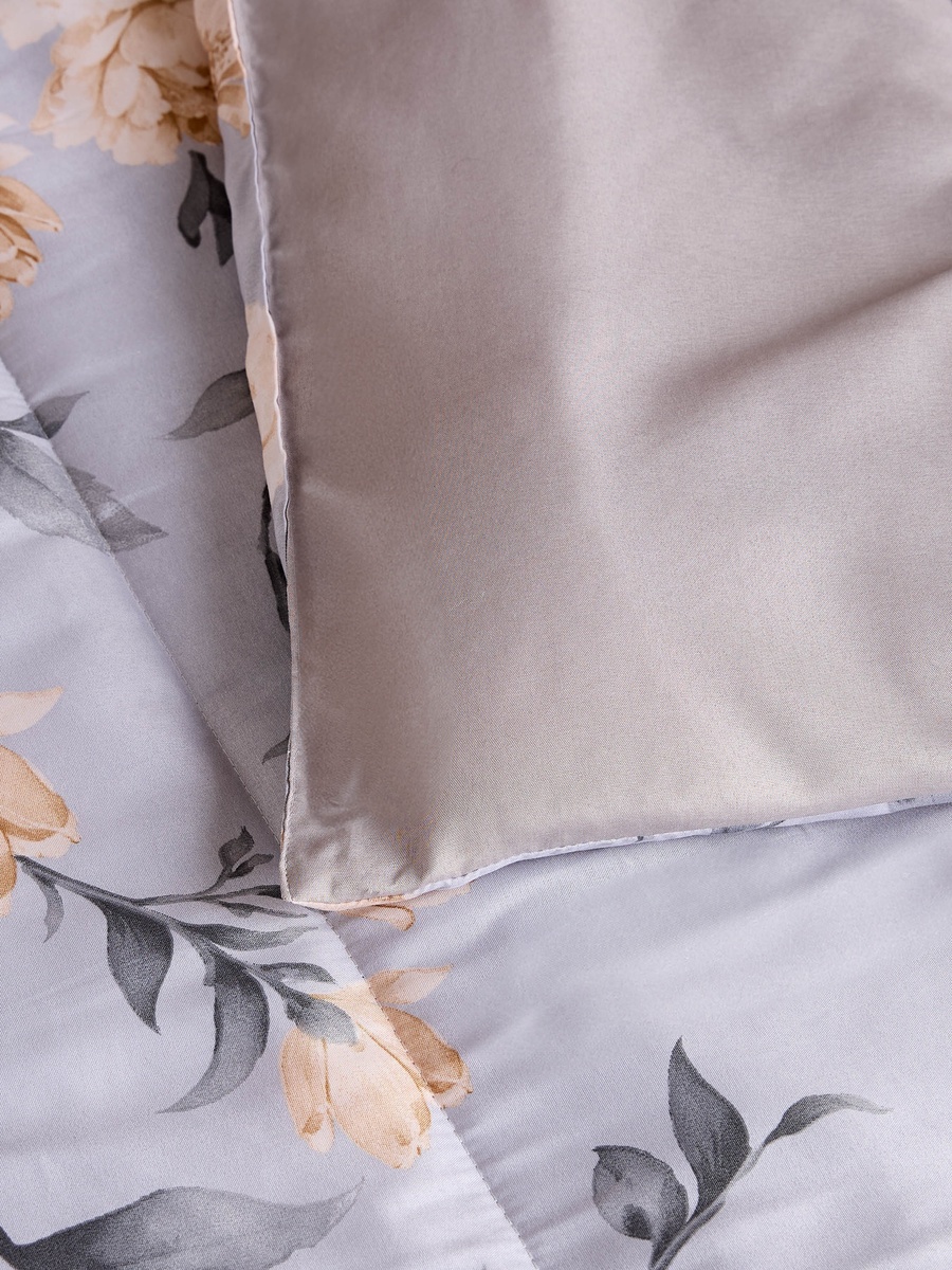 Floral Print 2-Piece Single Comforter Set - 160x220 cm