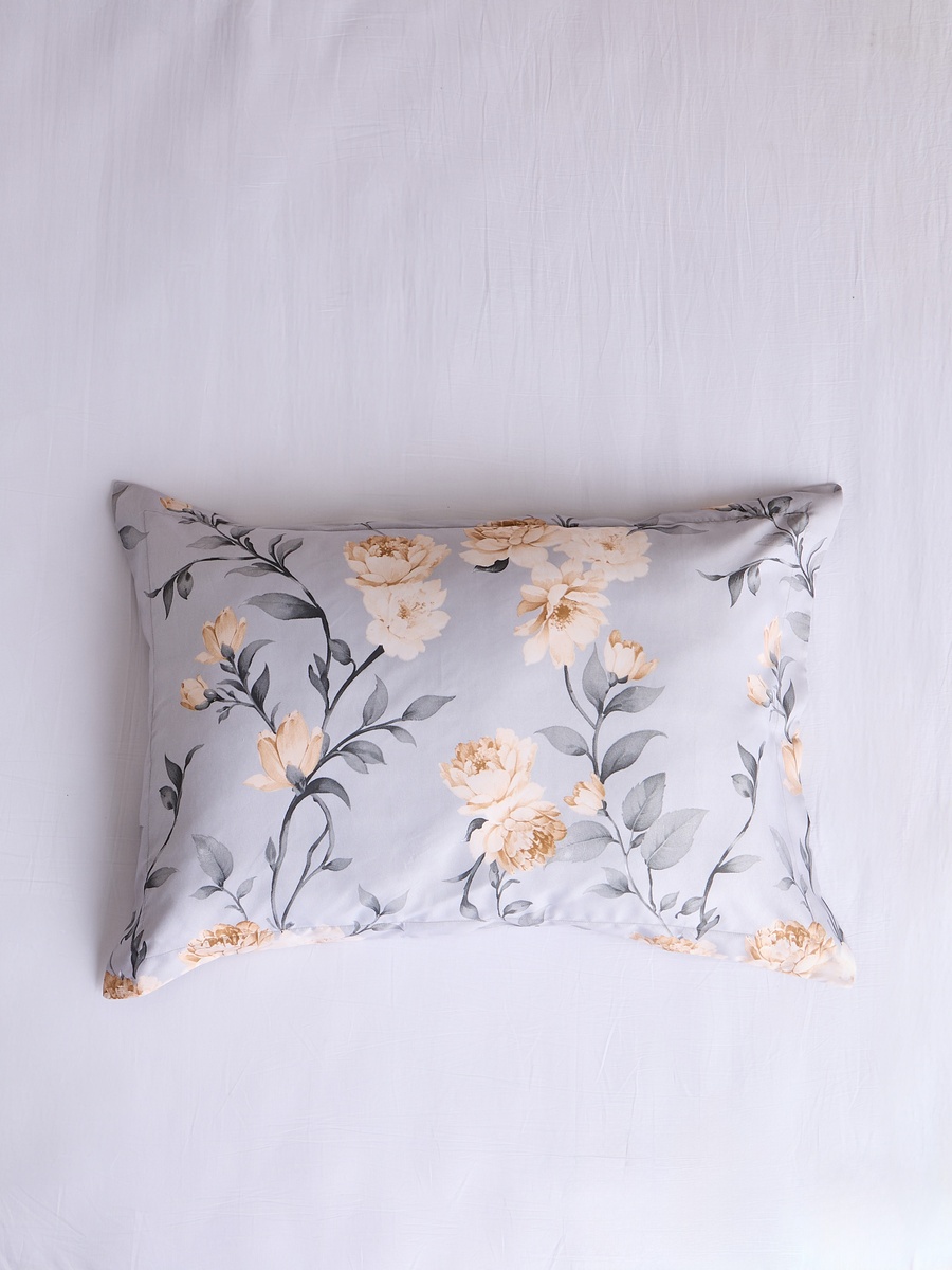 Floral Print 2-Piece Single Comforter Set - 160x220 cm