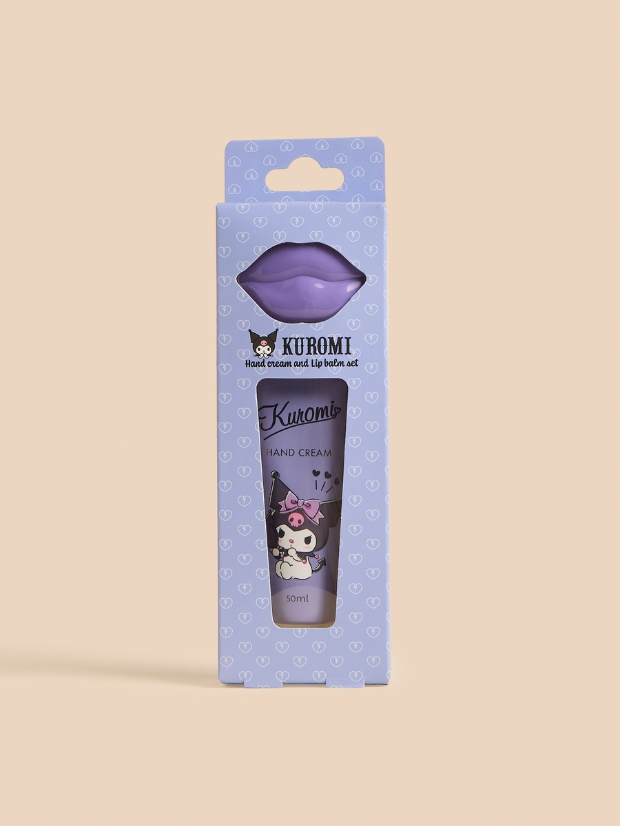 Kuromi Hand Cream and Lip Balm Set