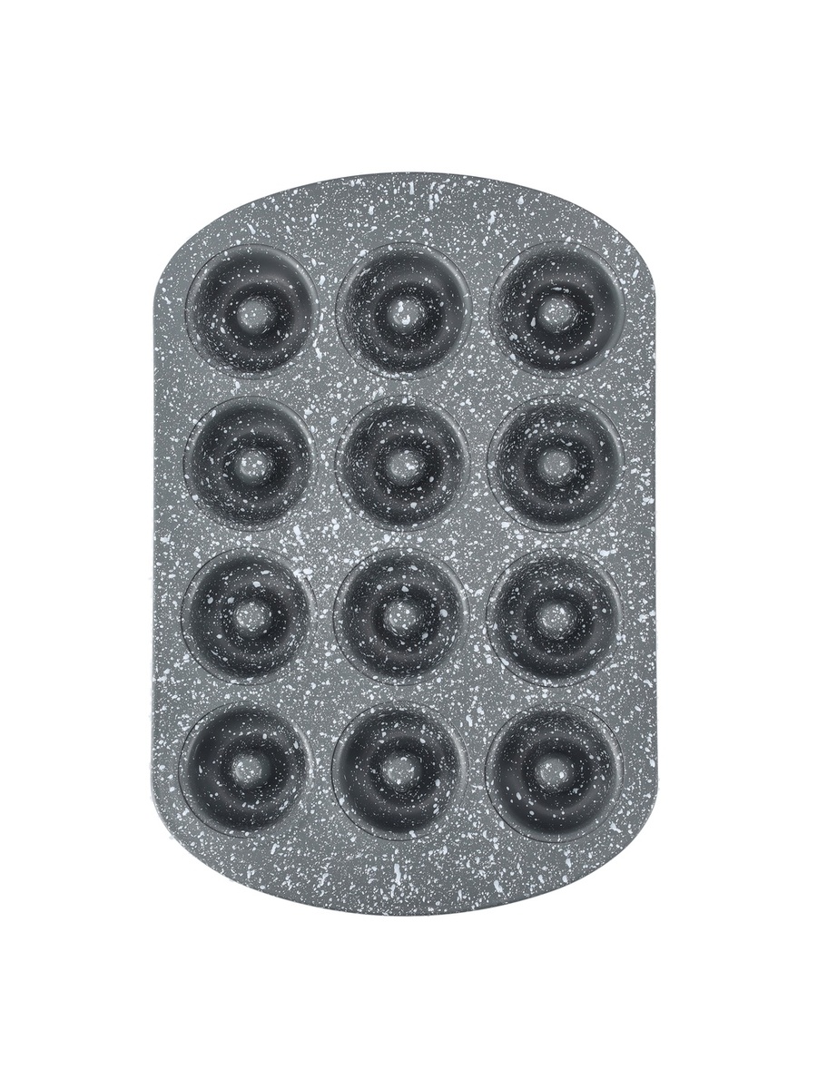 Smart 12-Cavity Granite Donut Mold Pan