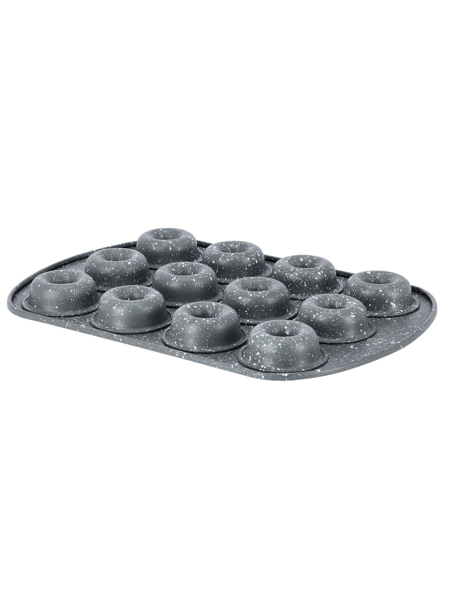Smart 12-Cavity Granite Donut Mold Pan