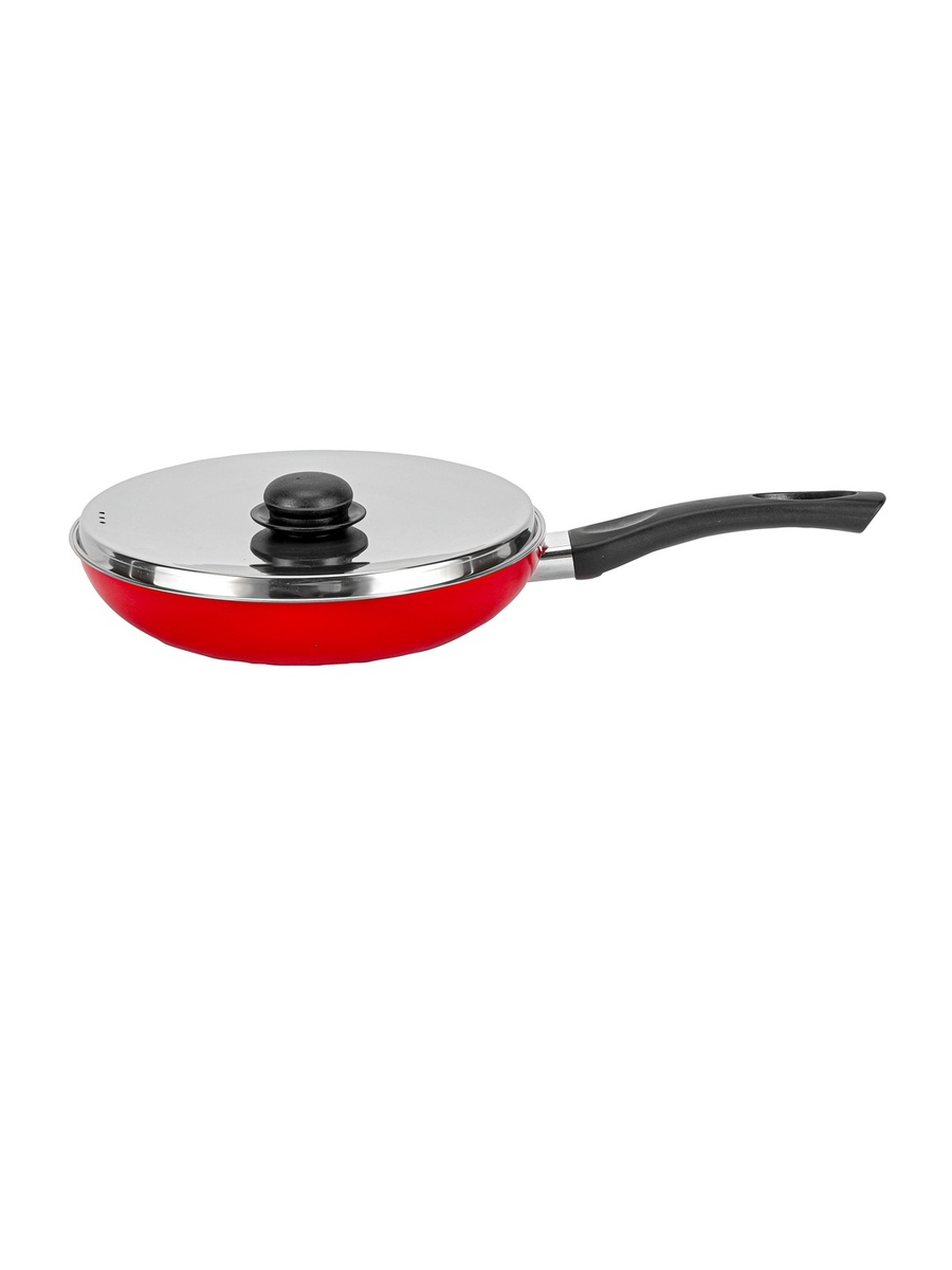 Aluminum Nonstick Frypan with Stainless Steel Lid, 26cm