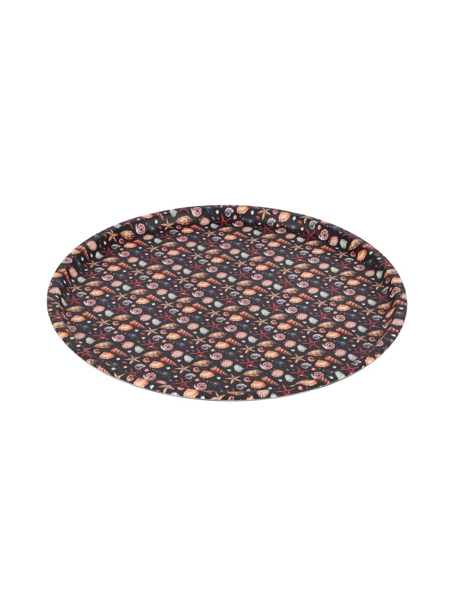 Round Leather Tray- 36cm RF11266