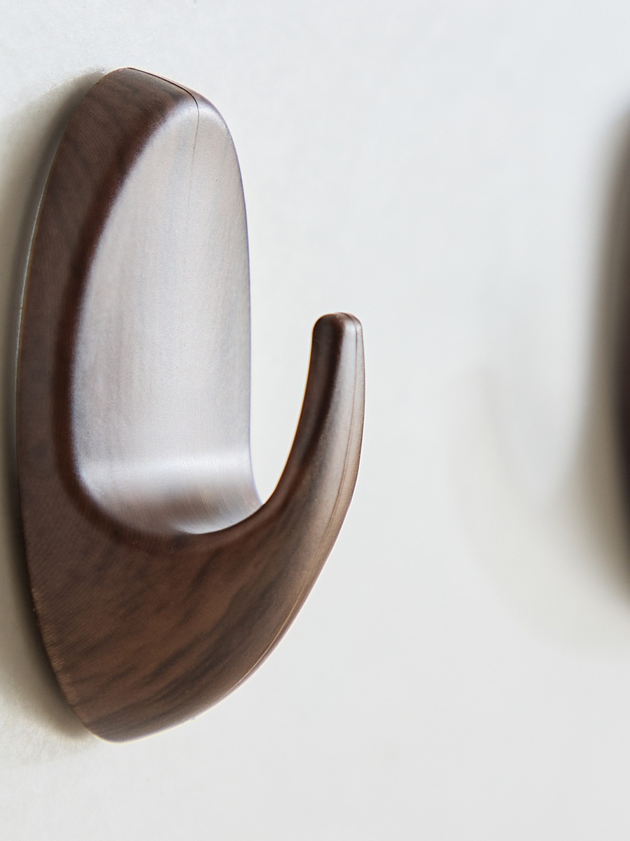 Umbra Decorative Wooden Finish Hook - Set of 2