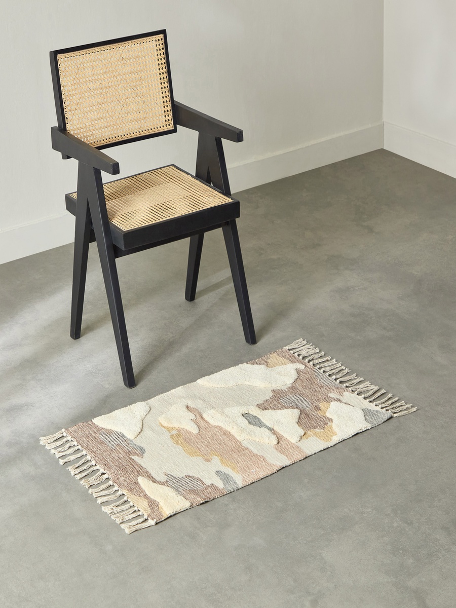 Aizel Cloudia Cotton Stripe Dhurrie - 60x90 cm
