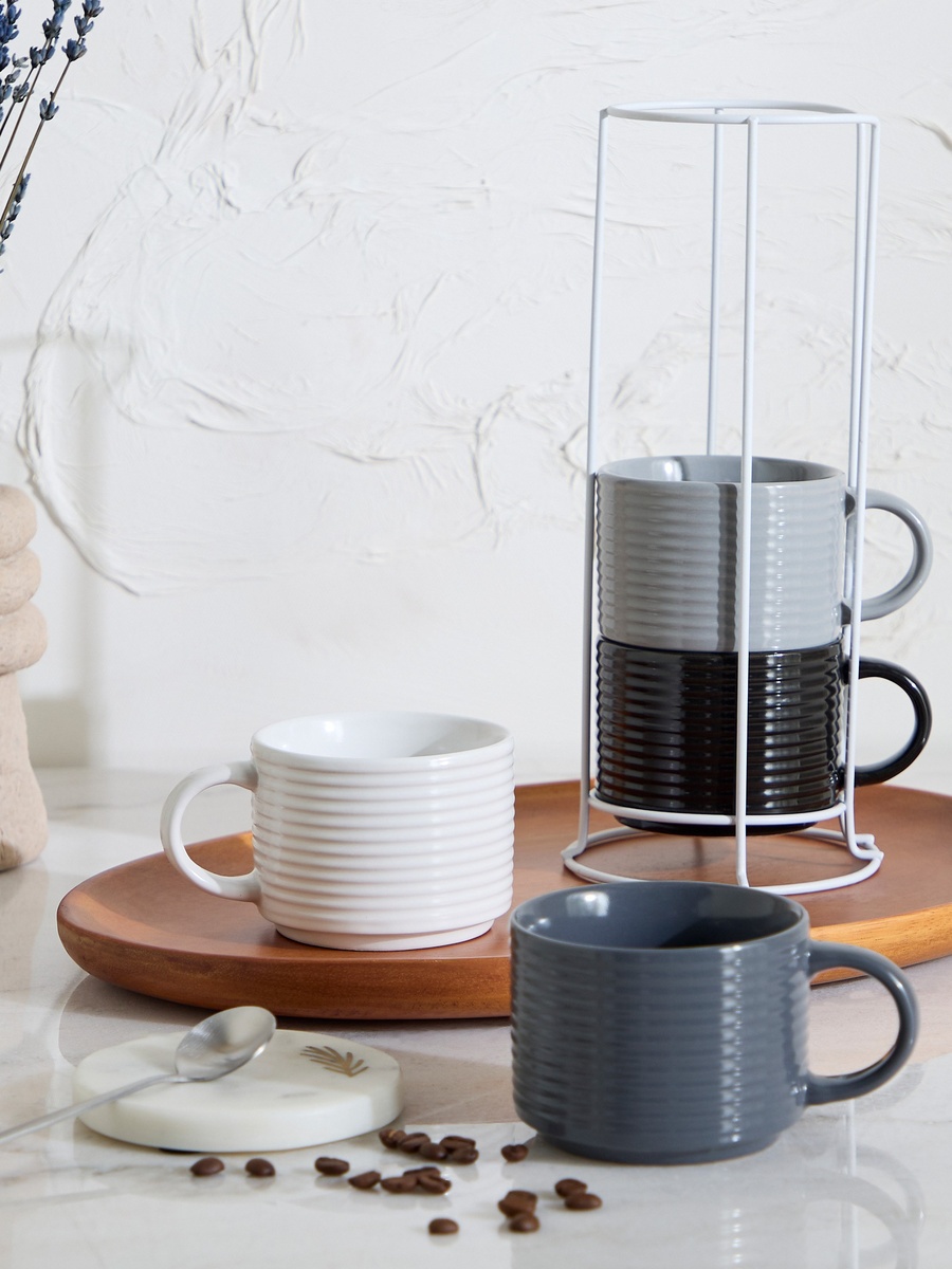 Davis 4-Piece Coffee Mug Set - 300 ml