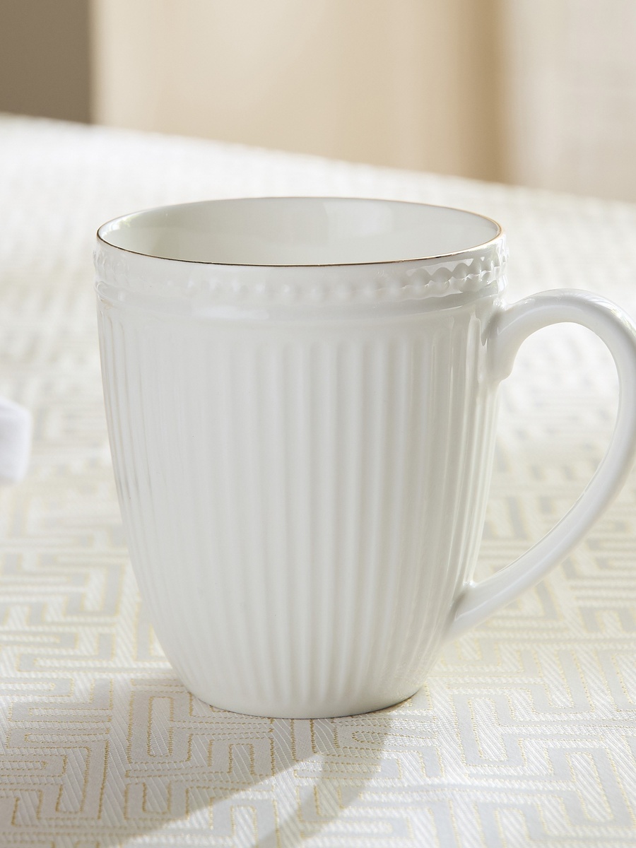 Embossed Gold Line Mug - 300 ml