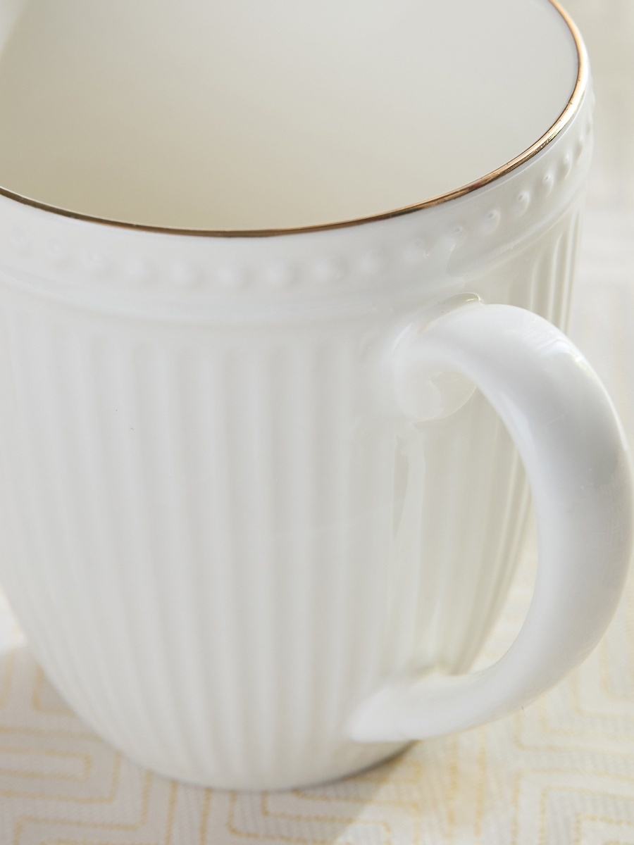 Embossed Gold Line Mug - 300 ml