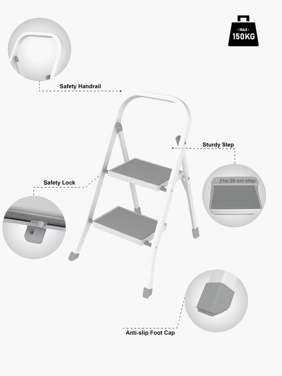 Skytouch 2 Step Ladder