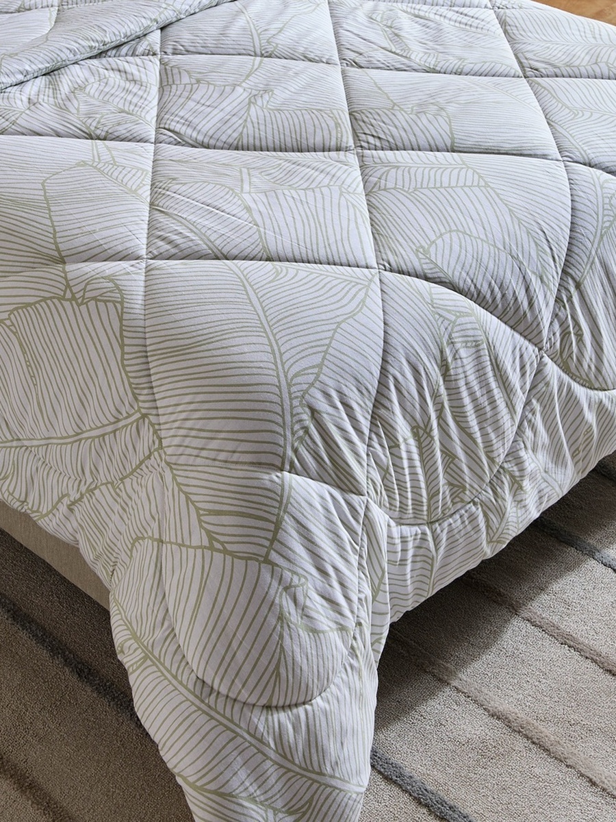 Malta-Sylva 2-Piece Printed Cotton Single Comforter Set - 135x220 cm