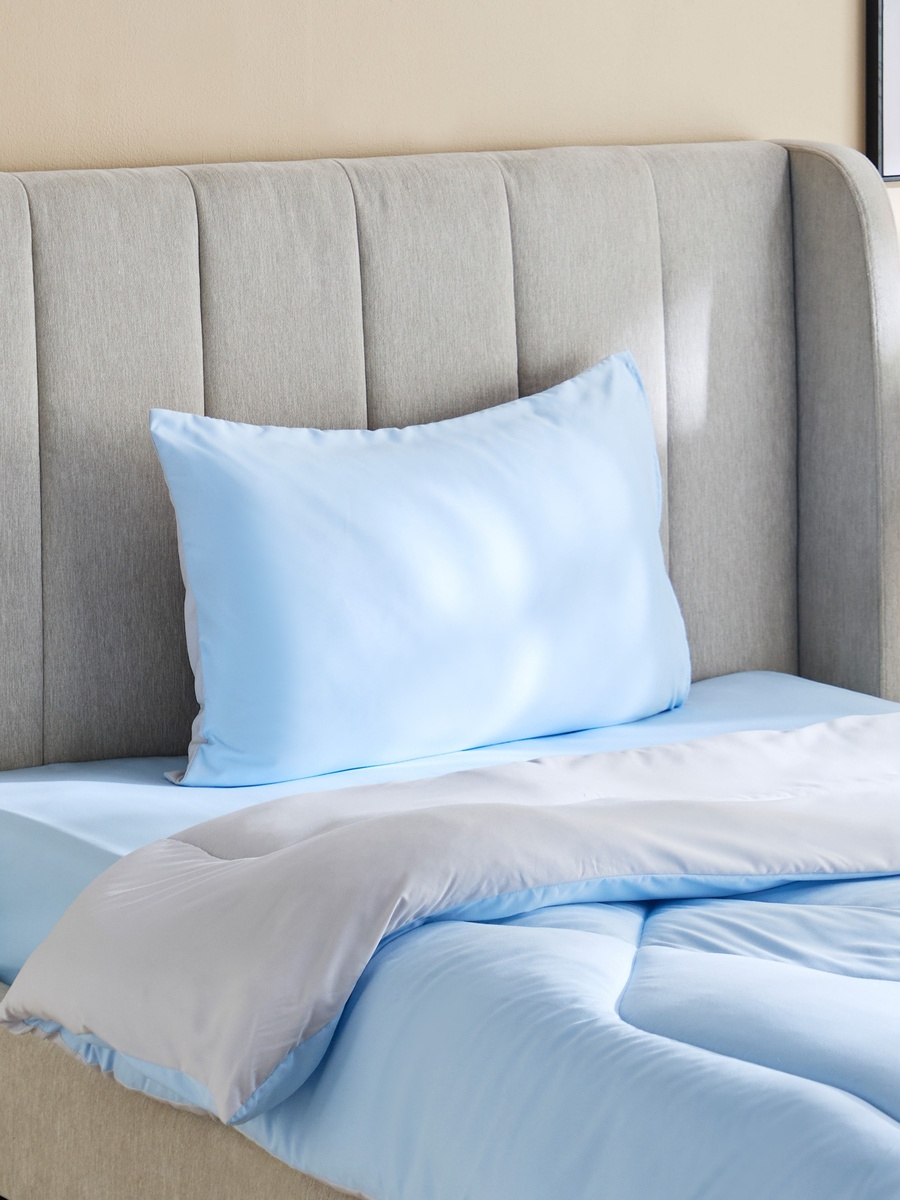 Derby 2-Piece Reversible Microfiber Twin Comforter Set - 160x220 cm