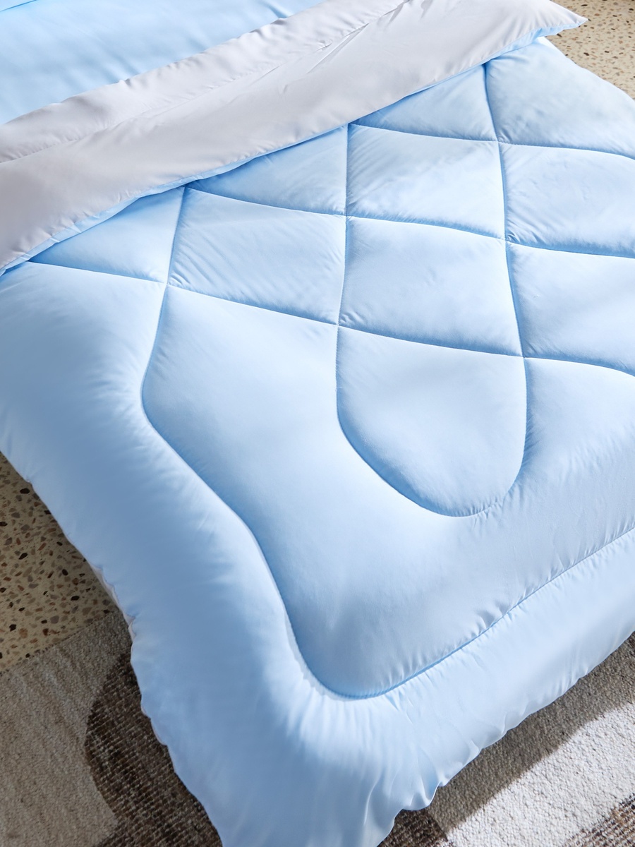 Derby 2-Piece Reversible Microfiber Twin Comforter Set - 160x220 cm