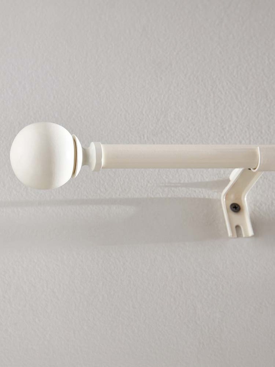 Berg 16 mm Extendable Curtain Rod with Round Finial - 110-320 cm
