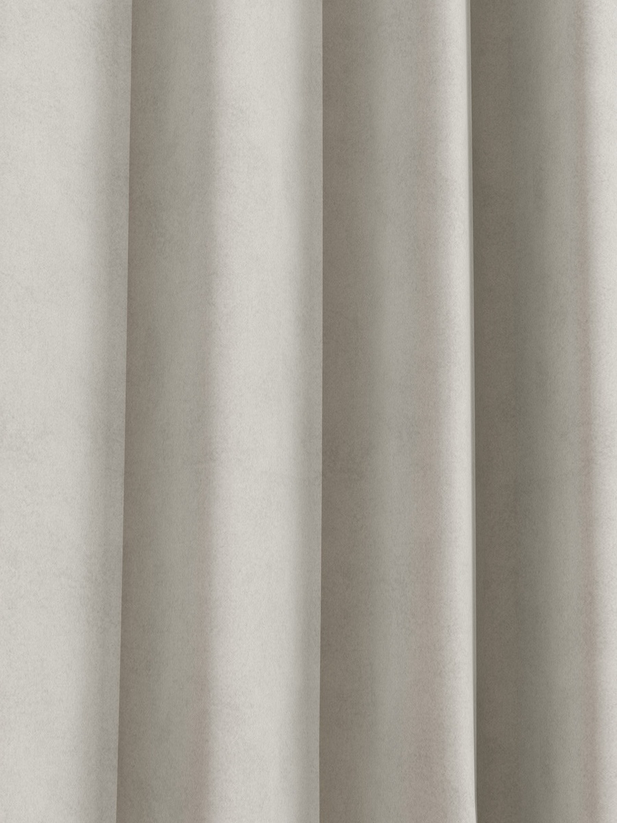 Dove 2-Piece Velvet Extra Long Dimout Curtain Set - 135x300 cm