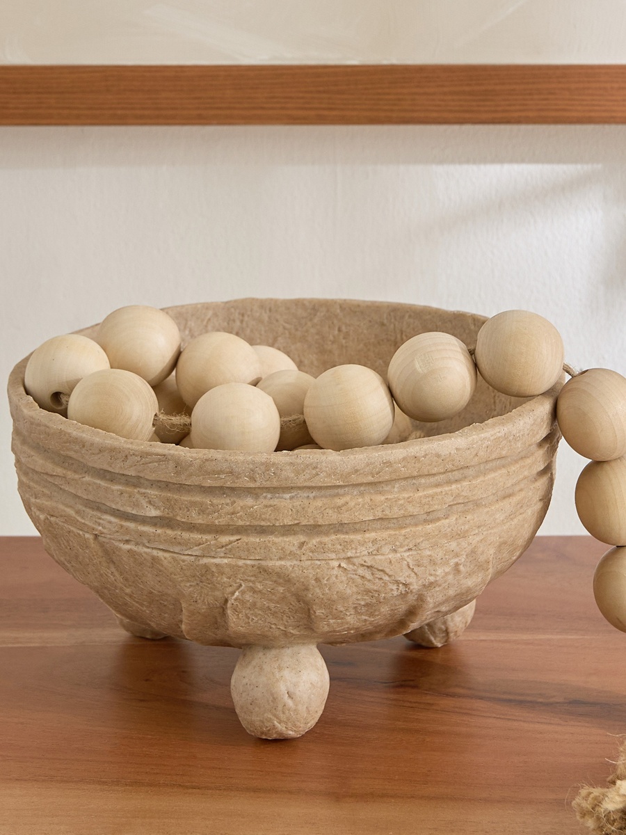 وعاء ديكور حجر جيري من وايتون - 25*25*14 سم