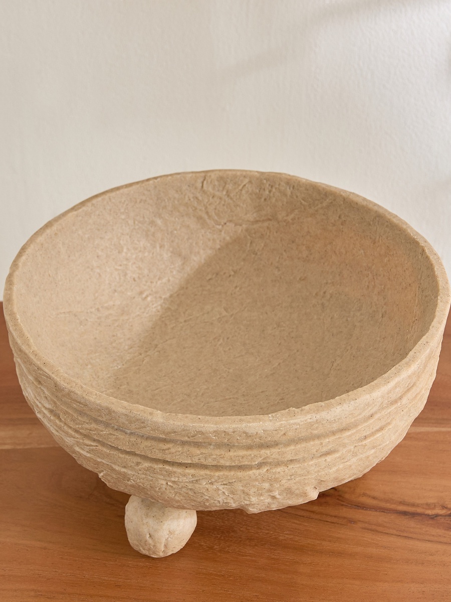 وعاء ديكور حجر جيري من وايتون - 25*25*14 سم