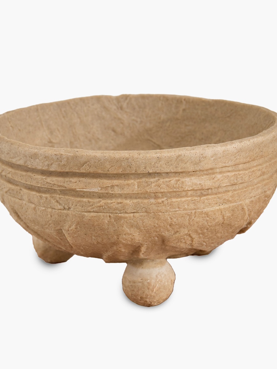 وعاء ديكور حجر جيري من وايتون - 25*25*14 سم
