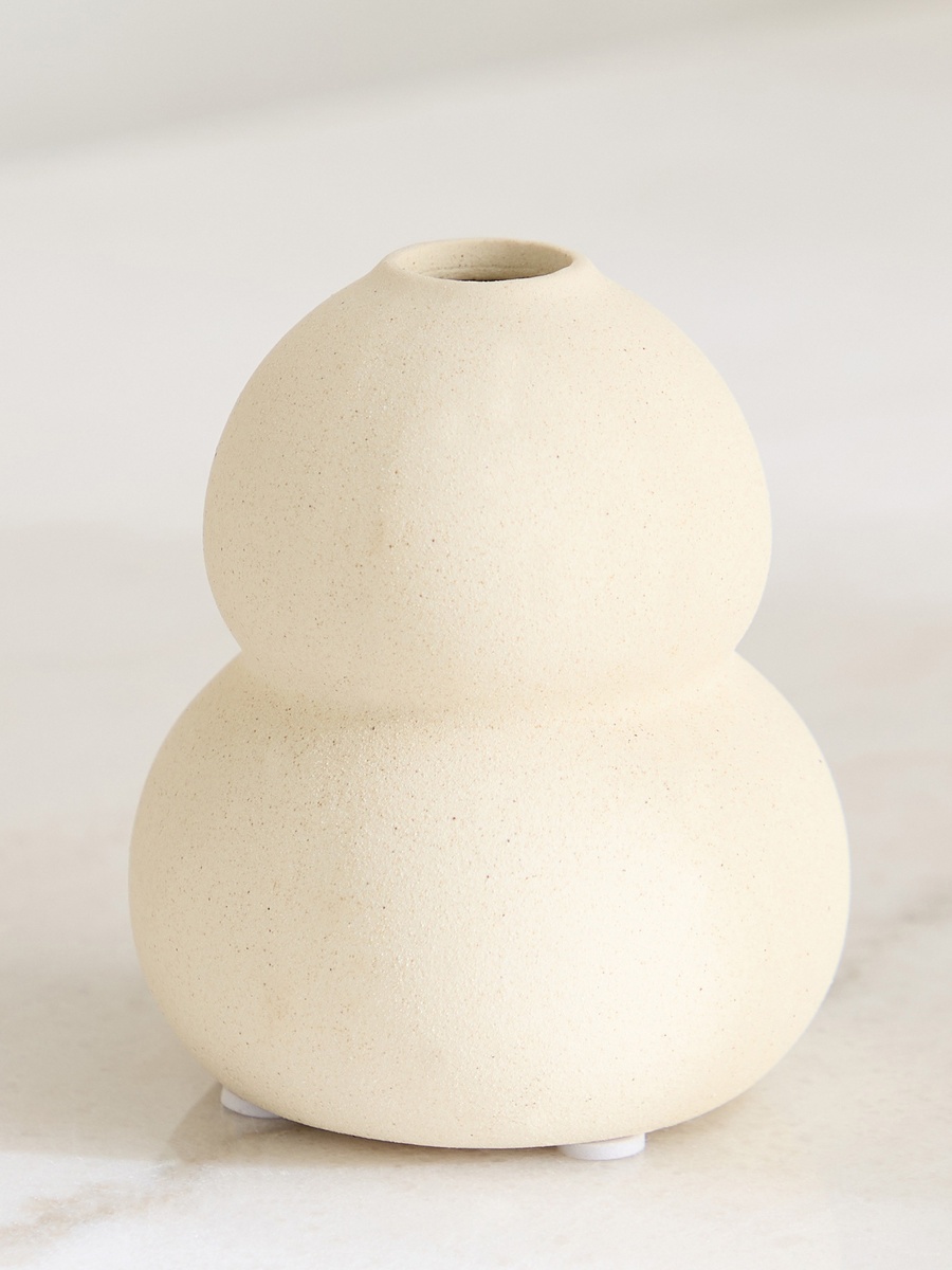 Sansa Roma Mini Ceramic Vase - 8.5x8.5x9.5 cm