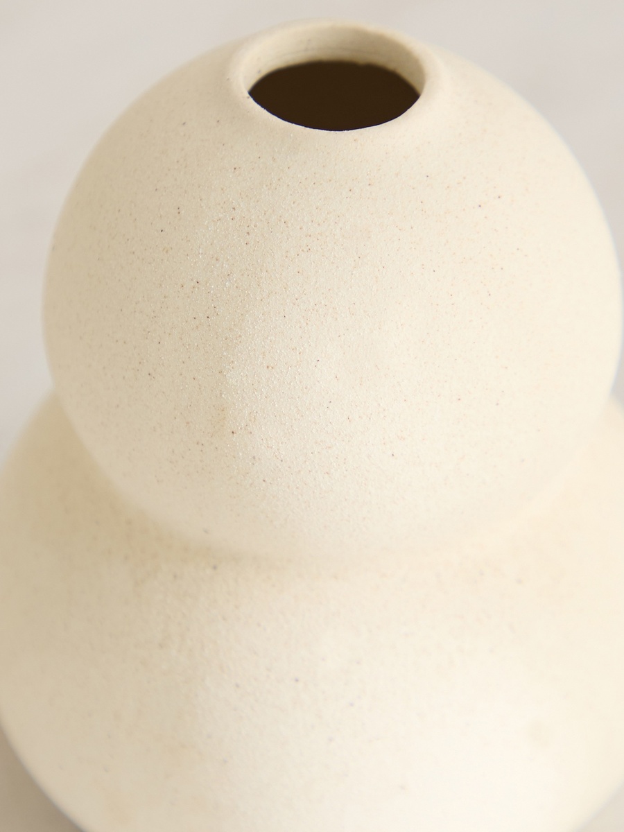 Sansa Roma Mini Ceramic Vase - 8.5x8.5x9.5 cm