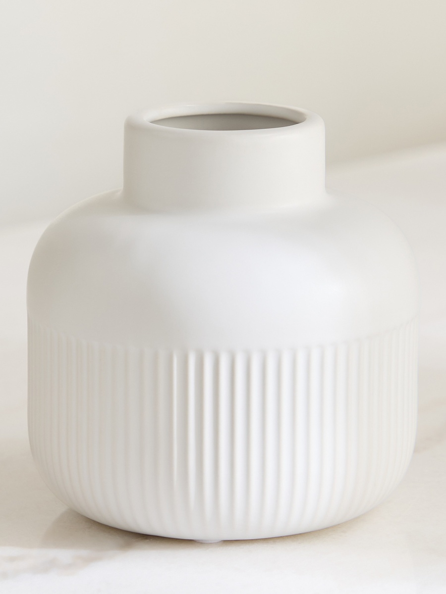 Sansa Roma Ceramic Vase - 13x13x13.5 cm