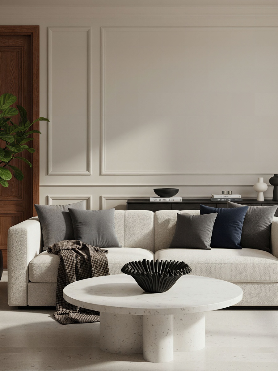 وعاء ديكور سراميك من سانسا روما - 28*28*9.8 سم