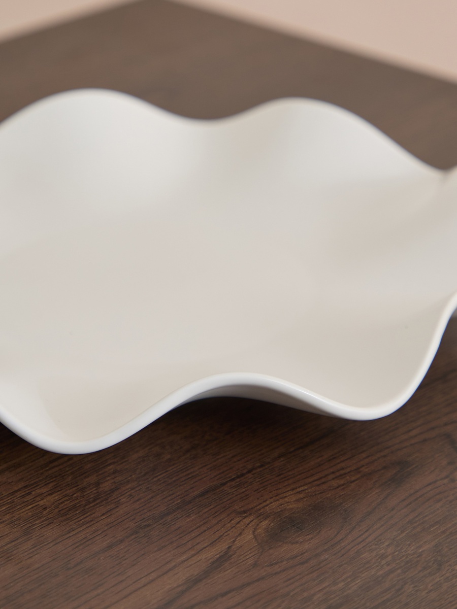 Sansa Roma Ceramic Decor Tray - 25.3x25.3x3.7 cm