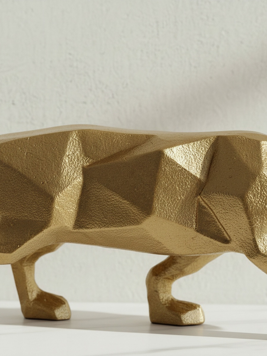 Astro Aluminium Panther Decor Accent - 26x6x9 cm