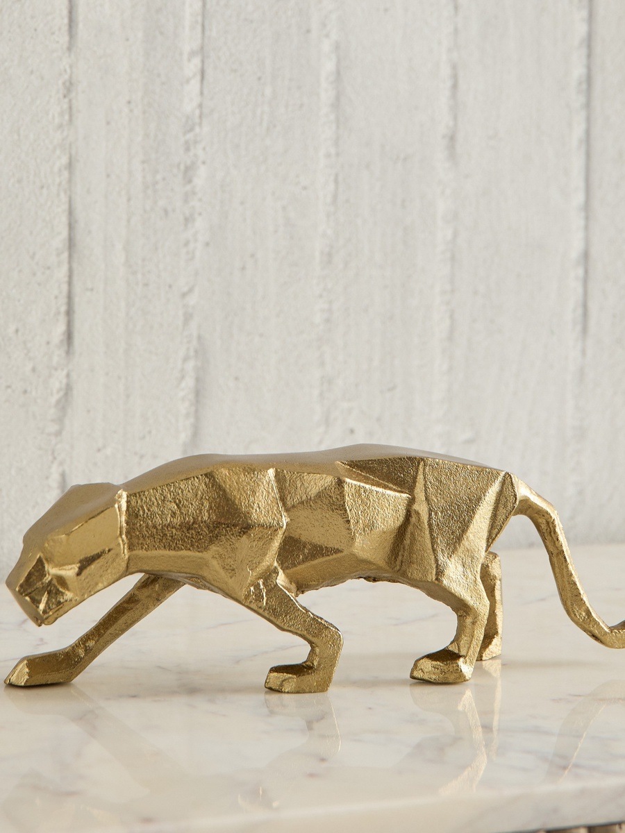 Astro Aluminium Panther Decor Accent - 26x6x9 cm