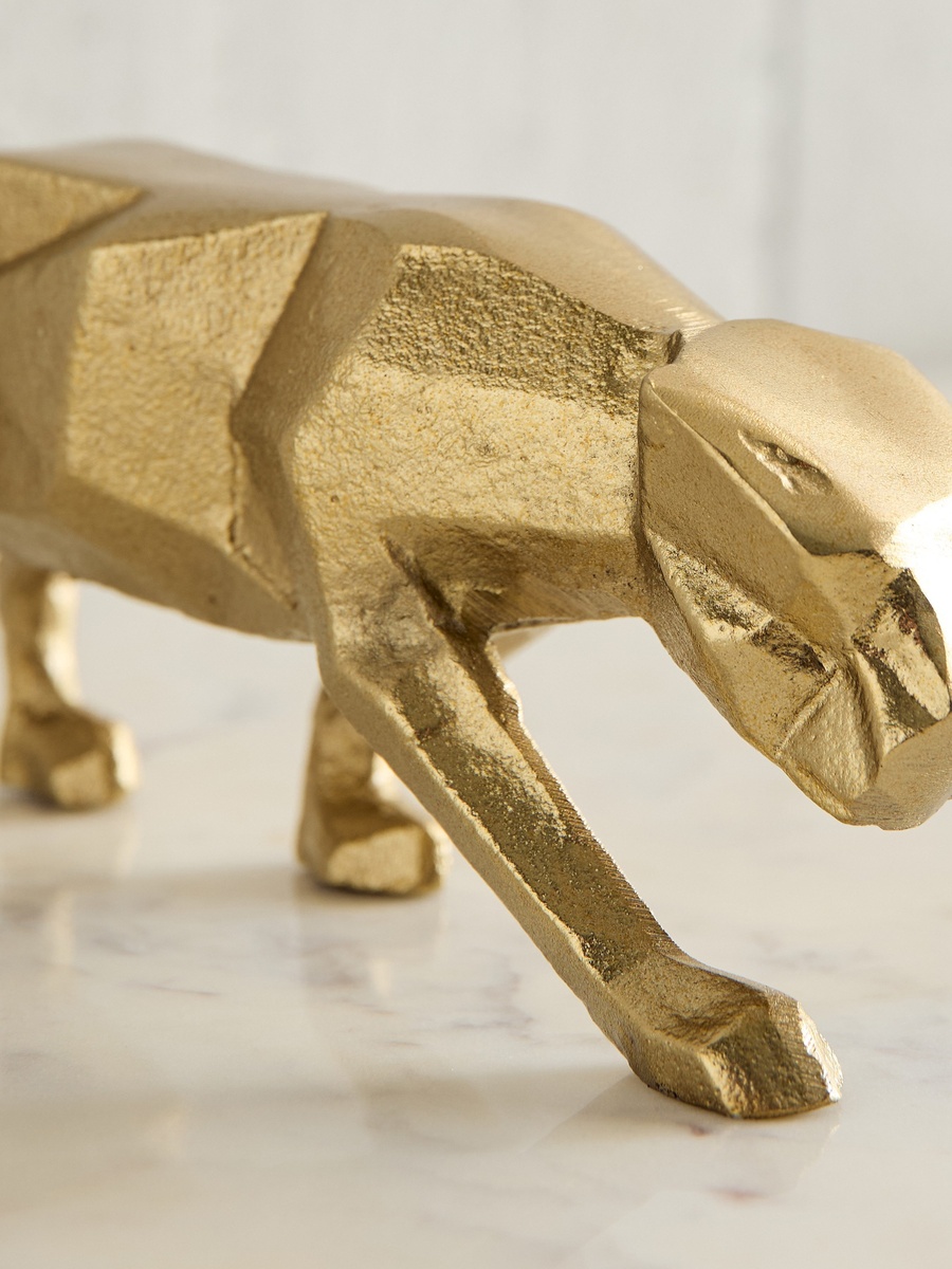Astro Aluminium Panther Decor Accent - 26x6x9 cm