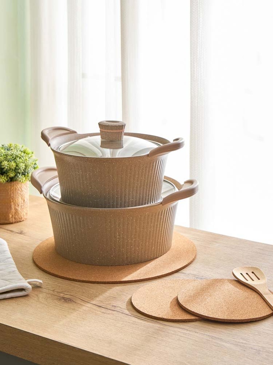 Liam Round Cork Placemat - 35 cm