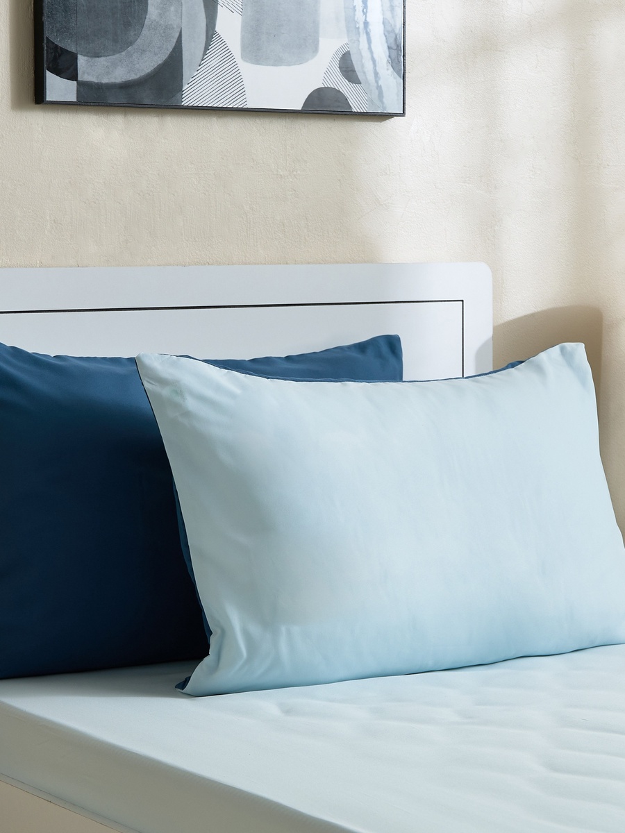 Flipzy 2-Piece Reversible Microfibre Pillow Cover Set - 50x75 cm