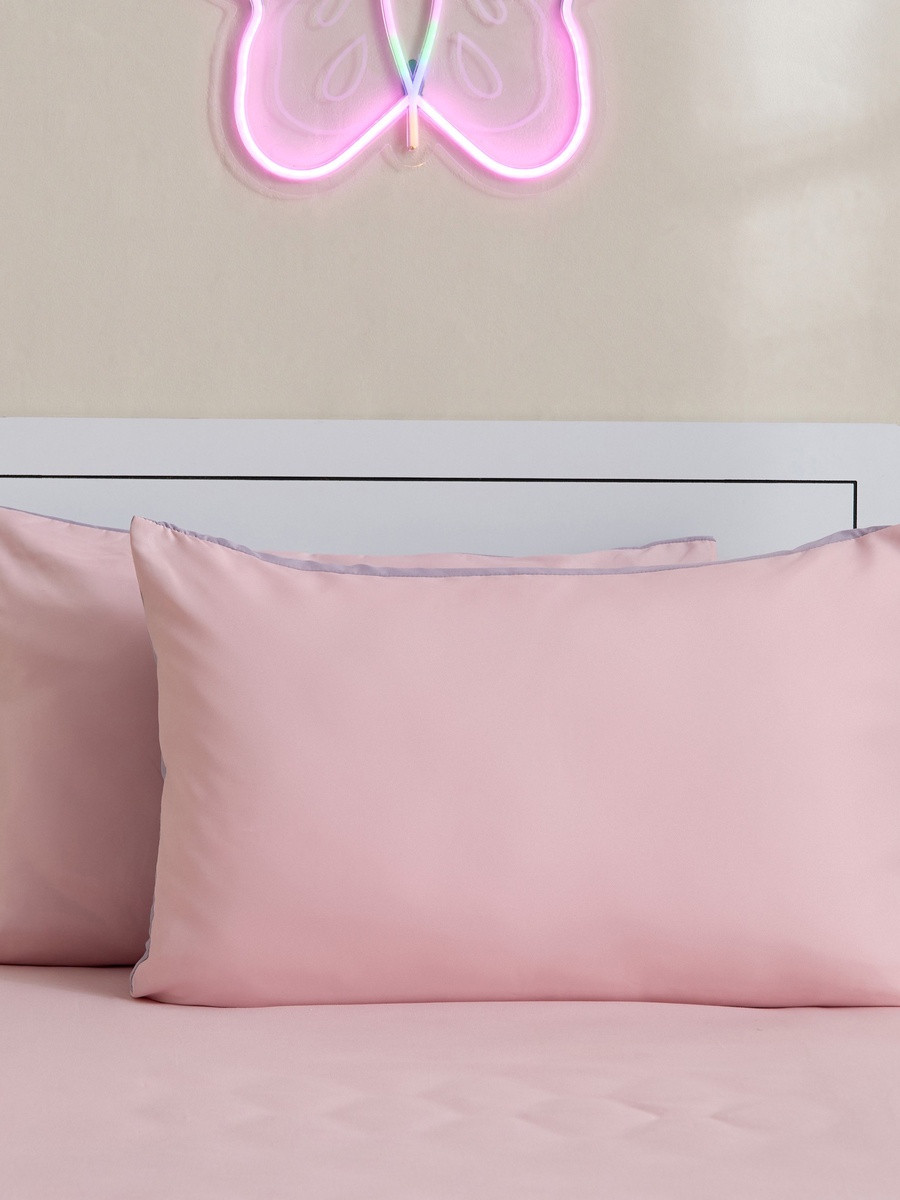 Flipzy 2-Piece Reversible Microfibre Pillow Cover Set - 50x75 cm