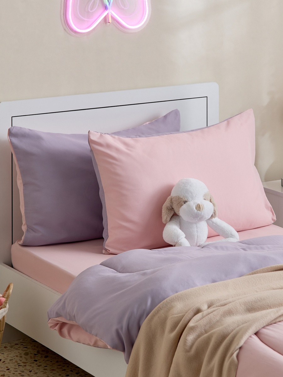 Flipzy 2-Piece Reversible Microfibre Pillow Cover Set - 50x75 cm