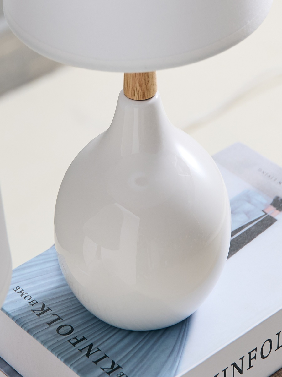 Ashra 2-Piece Ceramic Table Lamp Set - 19x19x40 cm