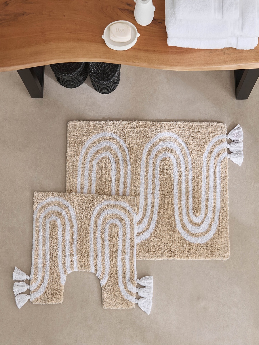 Milton Nikan 2-Piece Cotton Bath Mat Set