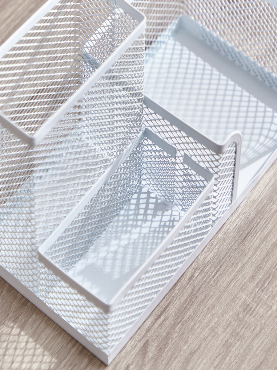 Mesh Desk Organizer Rack