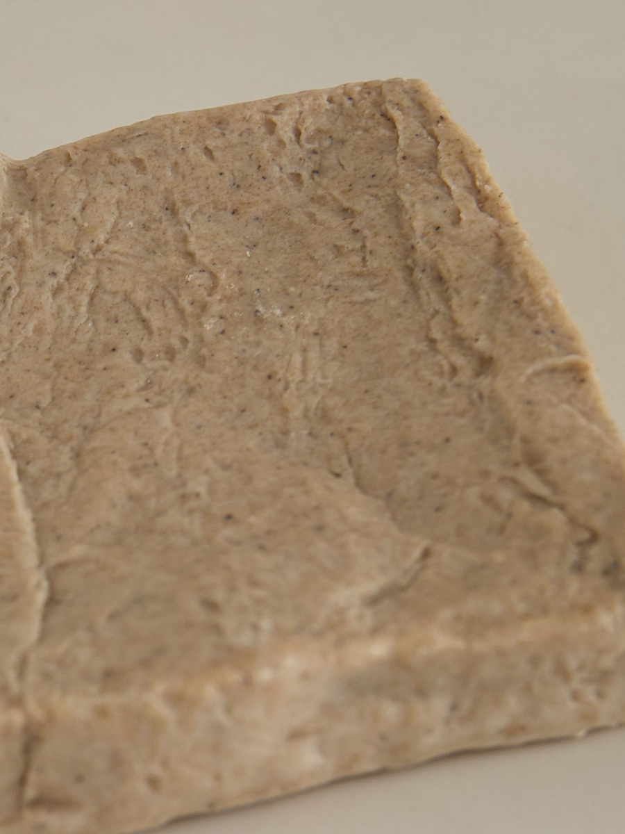 Whyton Resin Travertine Soap Dish 9x2.5x14 cm