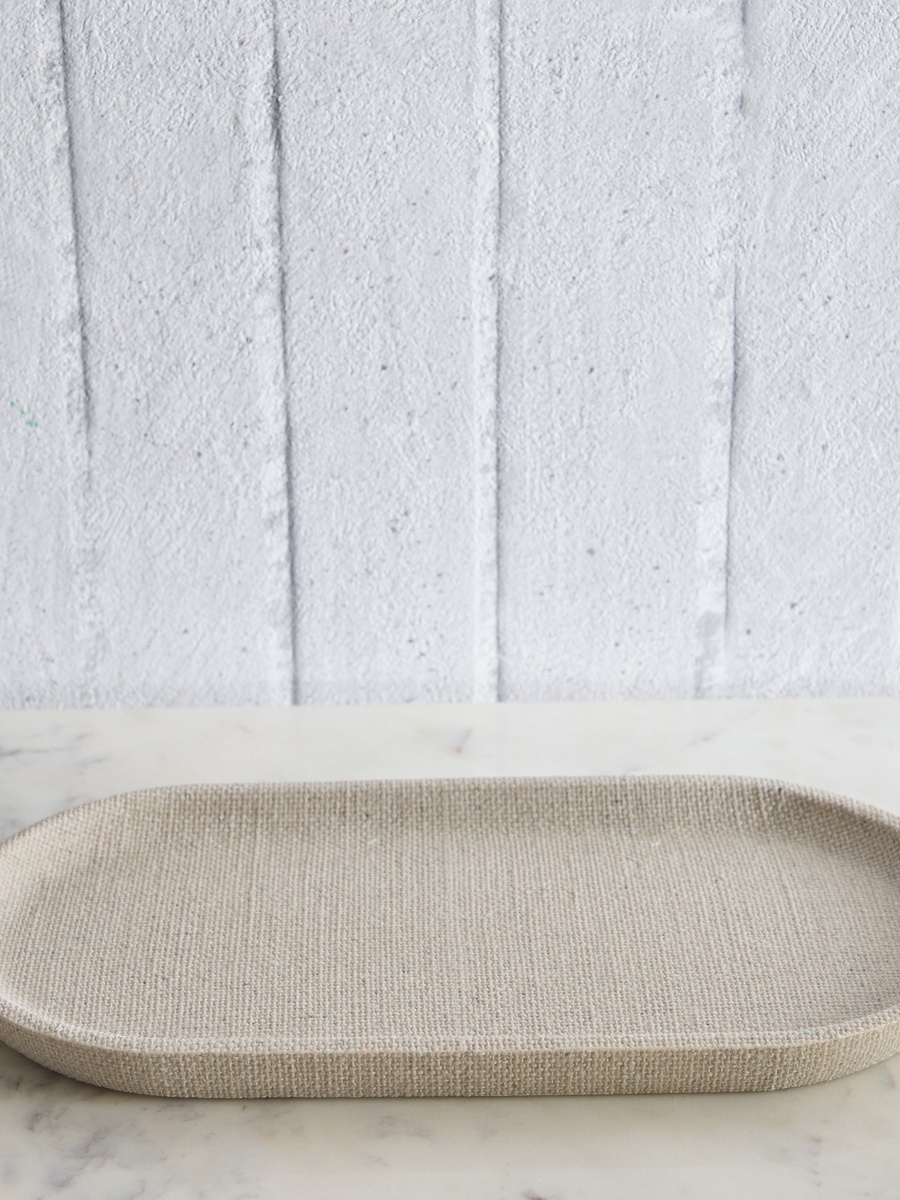 Satin Resin Towel Tray